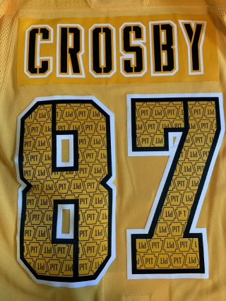 2019 Stadium Series Pittsburgh Penguins PRACTICE jersey Crosby 3