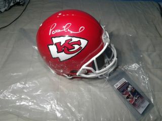Full Size Authentic Kc Chiefs Helmet Signed By Patrick Mahomes Jsa Authentic