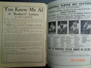 1923 WHO ' S WHO IN BASEBALL BOOK - GEORGE SISLER ON COVER - Orig.  Exc 7