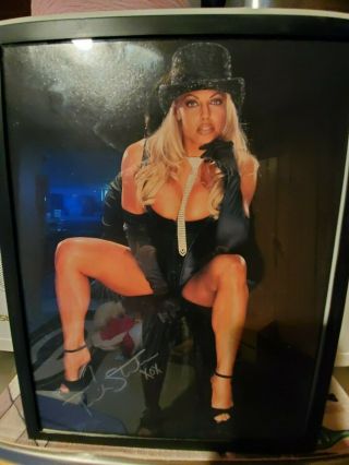 Wwe Trish Stratus Hand Signed Autographed 8x10 Photo With