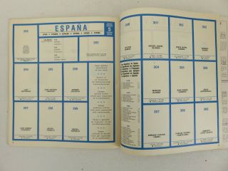 Panini Espana 82 World Cup Sticker Album,  almost empty 1982 7