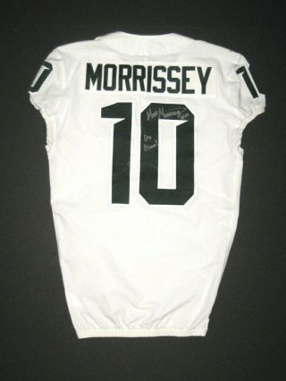 Matt Morrissey Game Worn & Signed White Michigan State Spartans Nike Jersey
