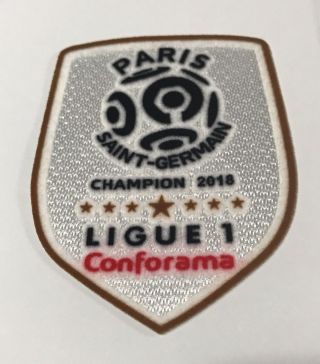 Ligue 1 Conforma Champion Toppa Patch Paris Saint - Germain 2018 - 2019 Mbappe