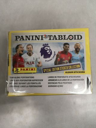 Panini Tabloid 2019 Football Premier League Stickers 50 Packets Box