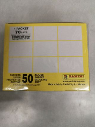 Panini Tabloid 2019 Football Premier league stickers 50 packets box 3