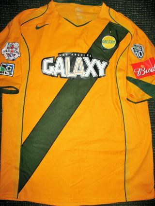 Donovan Los Angeles LA Galaxy MLS CUP MATCH WORN AUTOGRAPHED Jersey Shirt USA 2