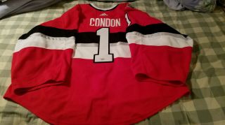 Game worn Ottawa Senators Heritage Classic Condon jersey 2