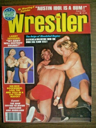 The Wrestler - 8/80 Introducing Kerry Von Erich Idol Stevens & Valentine Keirn
