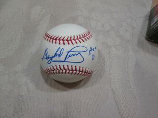 Vintage Gaylord Perry Auto Signed Baseball San Francisco Giants Rare Item Hof