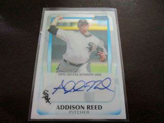 Addison Reed 2011 Topps Certified Autograph Issue