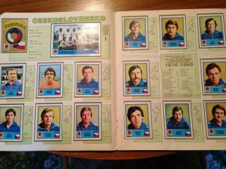 Panini europa 1980 Sticker Book Completed set of stickers 8