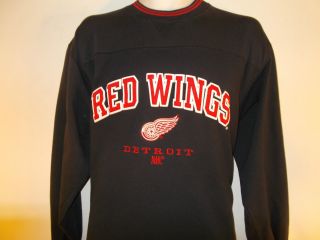 Detroit Redwings Nhl Hockey Long Sleeve Tshirt Size Large Ice Skating