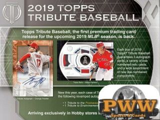 Cincinnati Reds 2019 Topps Tribute Baseball 6 Box Case Break 4