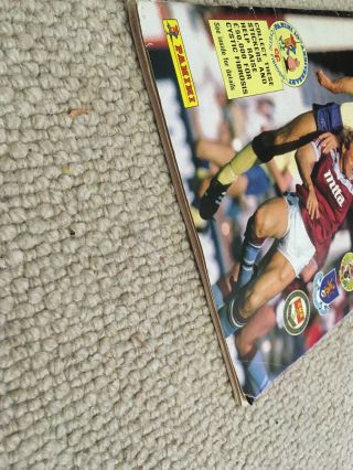 Panini Football 87 Sticker Album Complete English Div 1 2
