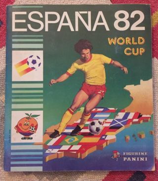 Panini World Cup EspaÑa 82 Sticker Album 100 Complete.  Spain/espana.