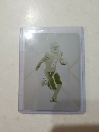 2016 Panini Plates And Patches Antonio Brown Yellow Plate 1/1