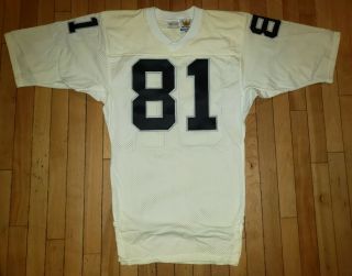 1990 Tim Brown Los Angeles Raiders Game Sand Knit Jersey