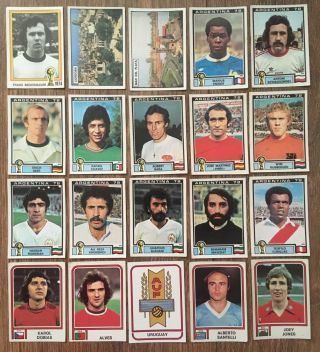Panini World Cup Argentina 78 Stickers X 20 & Wc78 1978 Rare B
