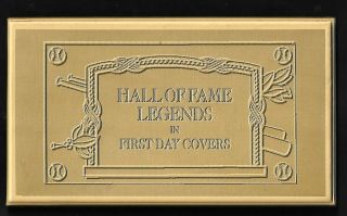 Hall Of Fame Legends In First Day Covers,  Mlb Baseball: Ruth,  Gehrig,  Cobb,  $2