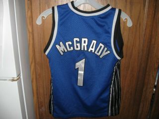TRACY McGRADY ORLANDO MAGIC NIKE JERSEY NBA THROWBACK VTG YOUTH BOYS SZ SM 8 4
