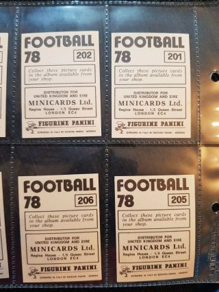 Panini Football 78 - Liverpool x 17 stickers - complete team set 8