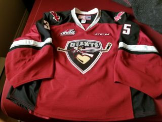 Vancouver Giants Whl Braedy Euerby Game Worn 2018/2019 Red Goalie Jersey
