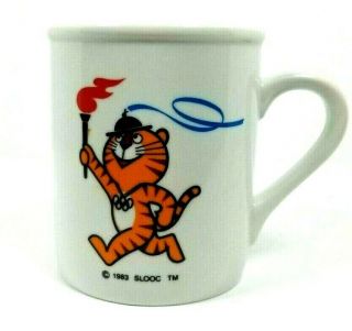 Vintage Seoul South Korea 1988 Olympic Games Coffee Mug Cup Tiger Slooc Hodori