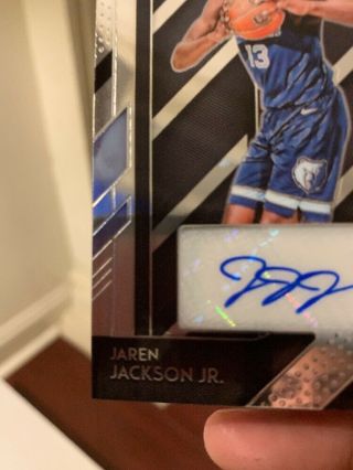 2018 - 19 Panini Prizm Sensational Signatures Jaren Jackson Jr.  Rookie Auto SP 2