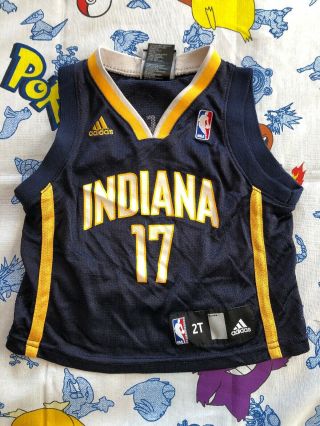 Indiana Pacers Mike Dunleavy Jersey 2t (1972 - 1973) Blue Toddler 17 Adidas