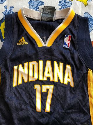 Indiana Pacers Mike Dunleavy Jersey 2T (1972 - 1973) Blue Toddler 17 Adidas 2