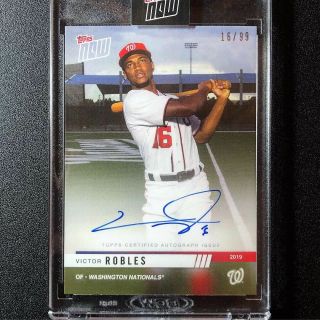 Victor Robles 2019 Topps Now Road To Opening Day Rtod Auto 16/99 Nationals 
