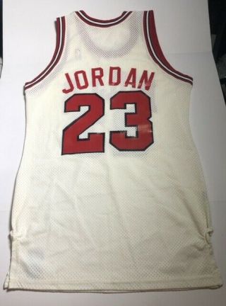 Michael Jordan 1986 - 87 MacGregor Sand - Knit 23 Pro Cut Team Issue Jersey size 44 2