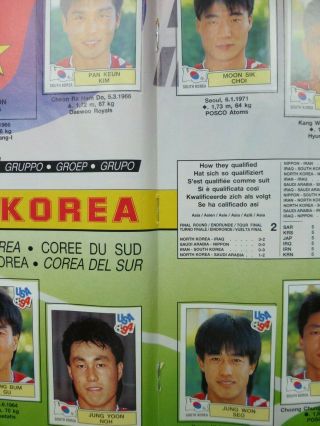 Panini World Cup USA 94 Sticker Album - 63 Complete 7