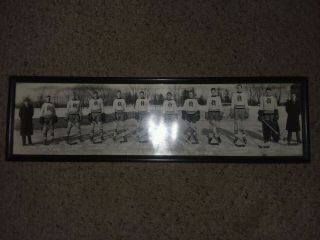 Antique Ridley College Panoramic Hockey Team Photo First Team Ever