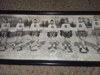 Antique Ridley College Panoramic Hockey Team Photo first team ever 5