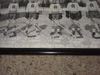 Antique Ridley College Panoramic Hockey Team Photo first team ever 6