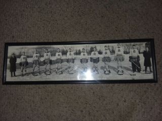 Antique Ridley College Panoramic Hockey Team Photo first team ever 7