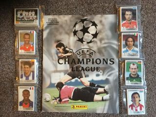 Panini Champions League 2000 - 2001 Empty Album,  Complete Loose Set -