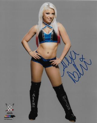 Alexa Bliss Wwe Diva Signed Autograph 8x10 Photo Wrestling Ink