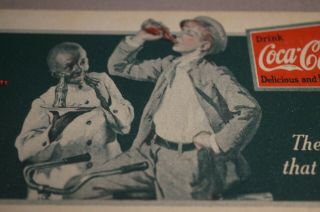 CIRCA 1930 ' S - 1940 ' S COCA - COLA ADVERTISING INK BLOTTER AFRICAN AMERICAN 2