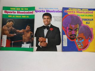 Sports Illustrated Muhammad Ali 1974 Back Issues