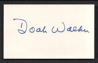 Doak Walker Signed 3x5 Card - PSA/DNA - Football - 1948 Heisman - Detroit Lions - SMU 2