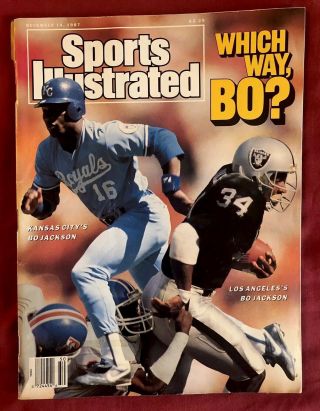 Sports Illustrated December 14,  1987 Bo Jackson Royals Oakland Raiders No Label