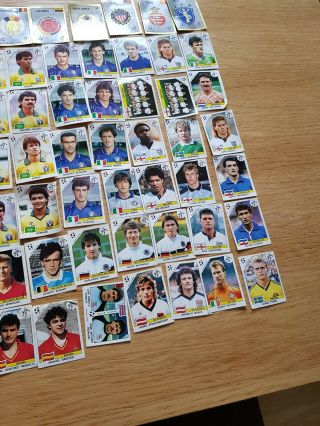 136 Panini World Cup Italia 90 Stickers & 1990 Rare WC90 Italy 5