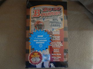 2000 Bowman Factory Football Hobby Box Tom Brady Rc Rookie ???