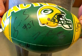 2010 Green Bay Packers Team Autographed Soft Football