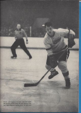 1955 Gordie Howe Sports Illustrated - Detroit Red Wings - Nhl Hockey