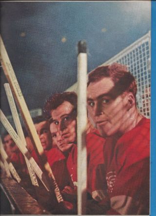 1955 Gordie Howe Sports Illustrated - Detroit Red Wings - NHL Hockey 3
