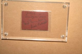 Hank Greenberg & Birdie Tebbetts Signed Ticket Stub July 2nd 1939