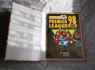 Merlin/Topps 1998 Premier League Sticker album - Fully Completed,  Binder 2
